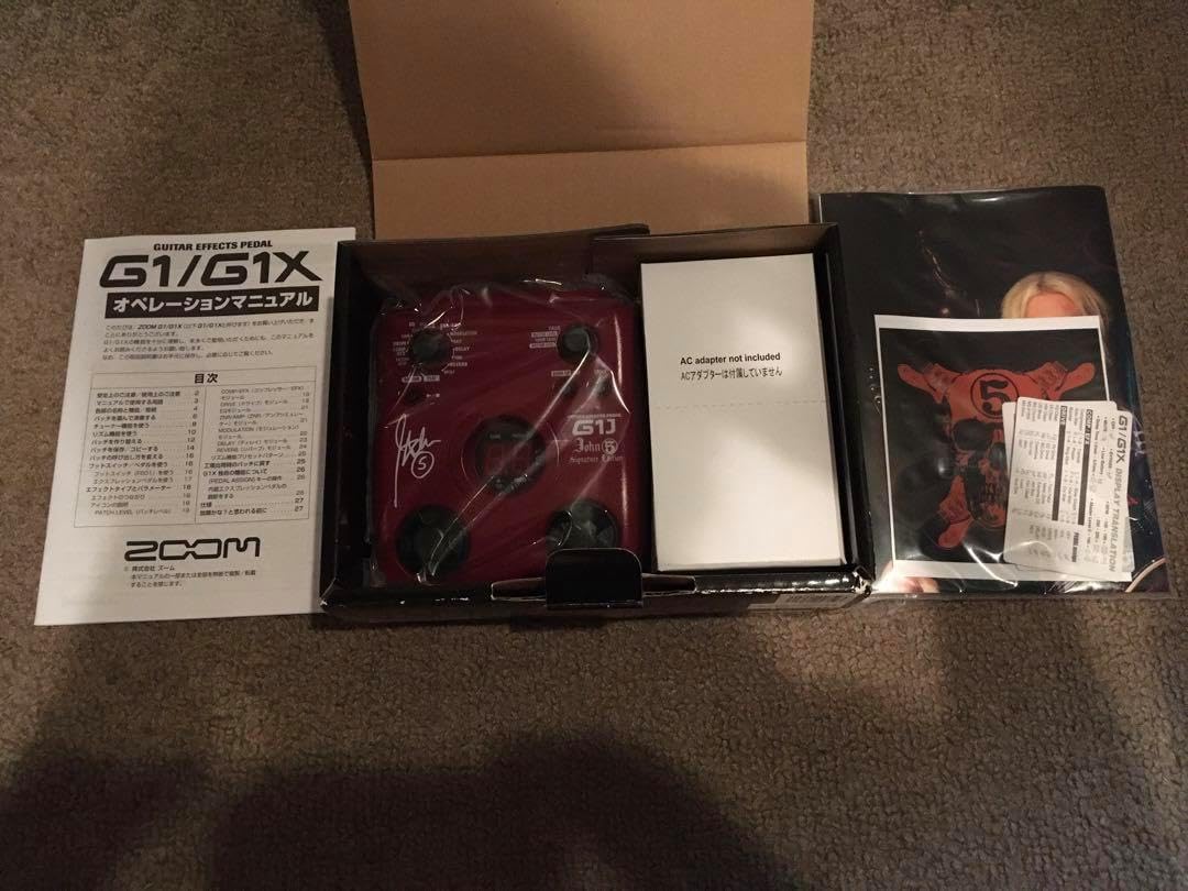 ZOOM G1J John5 シグネーチャーエディション Zoom G1J signature